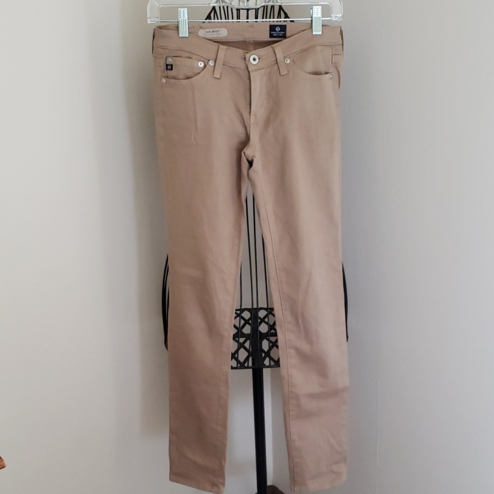 AG super soft brown cigarette jean pants 25 R
